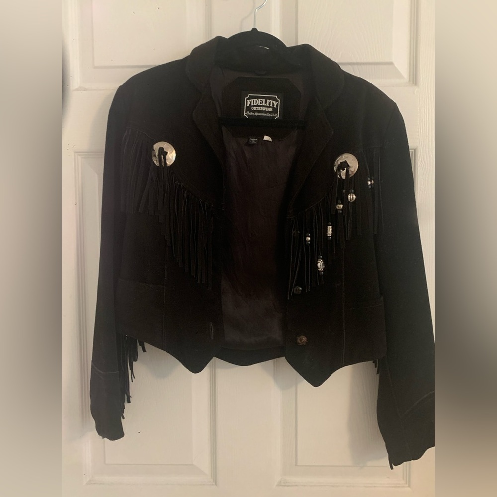 Vintage genuine leather jacket